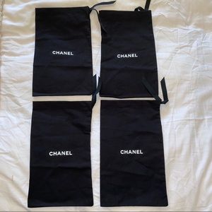 4 Chanel Shoe Dustbags